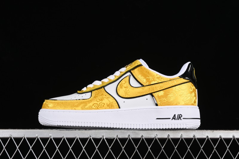 Nike Air Force 1 '07 Low DIY Golden Dragon Embroidery Casual Sneakers - CW2288-202