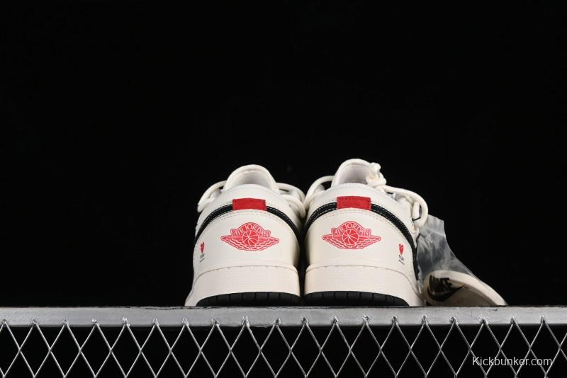Nike Air Jordan 1 Low AJ1 Retro Basketball Shoes Comme des Garcons Collaboration - SJ9950-014