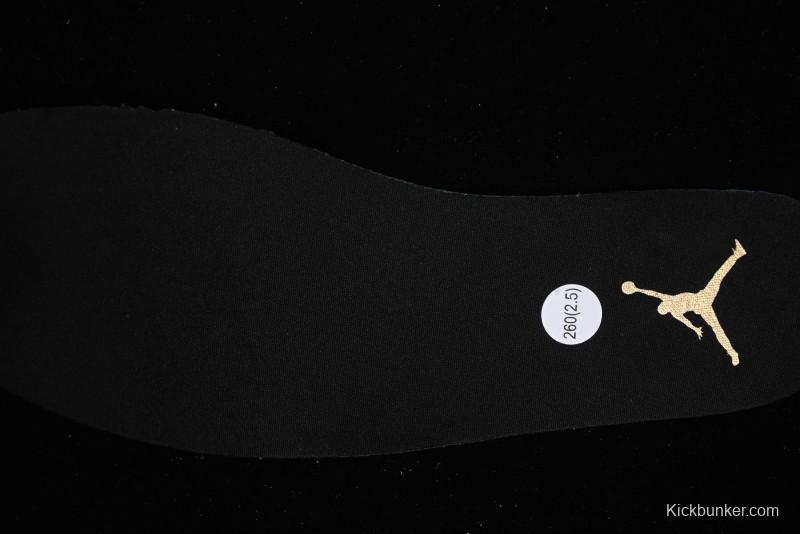 Nike Air Jordan 1 Low AJ1 Black White Gold Hook Basketball Shoes - 553558-172