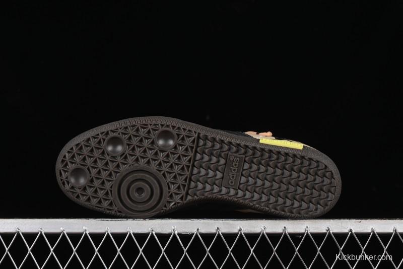 Adidas Originals Samba OG Low-Top Casual Sneakers with Panda Prank Retro Design - IG1025