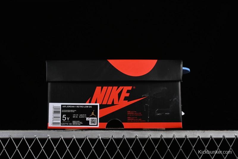 Nike Air Jordan 1 Low OG "Oxidized Green" Retro Basketball Shoes - CZ0775-133