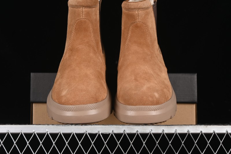 UGG Burleigh Chelsea Winter Snow Boots for Men with Lightweight Anti-Slip Sole and Genuine Wool Leather - 1152050