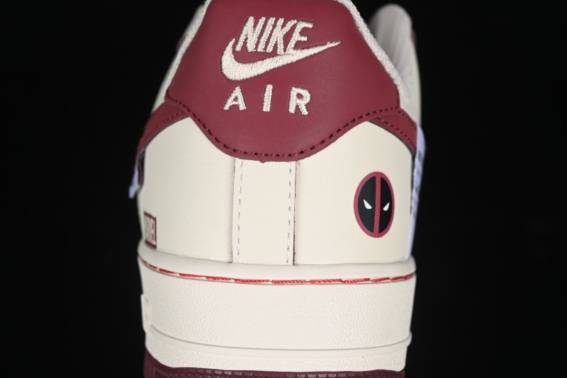 Nike Air Force 1'07 Low "Deadpool" Marvel Series Deadpool Casual Sneakers - FB1839-512