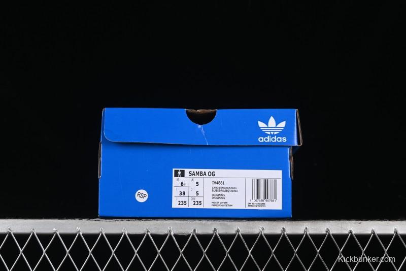 Adidas Originals Samba OG Retro Casual Sneakers - IH4881