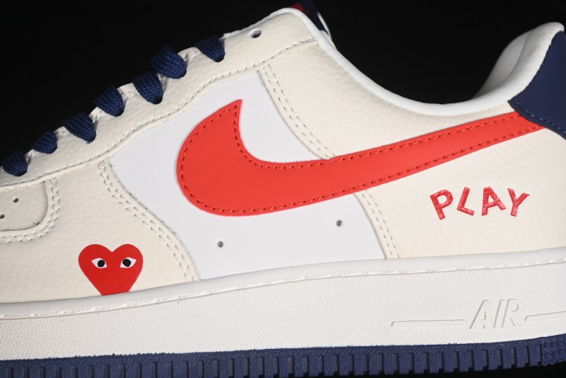 Nike Air Force 1 '07 Low CDG Play Sneakers - KK1988-004