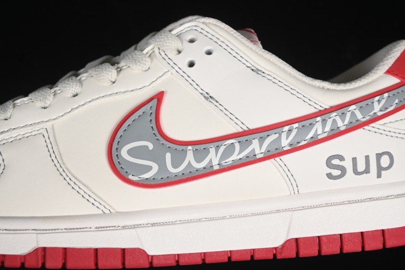 Nike SB Dunk Low SUP Collaboration - Signature Grey Check Anniversary High-End Custom Low-Top Casual Skate Shoes DJ2024-030