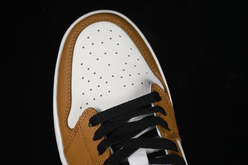 Nike Air Jordan 1 Low OG AJ1 Black Brown Low-Top Lifestyle Basketball Shoes - CZ0790-107