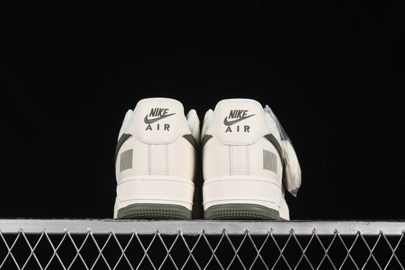 Nike Air Force 1 '07 Low QR Code Military Green Starry Sky Casual Sneakers - CU1836-966