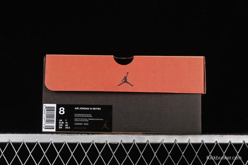 Nike Air Jordan 12 Retro Gym Red Basketball Shoes - 130690-600