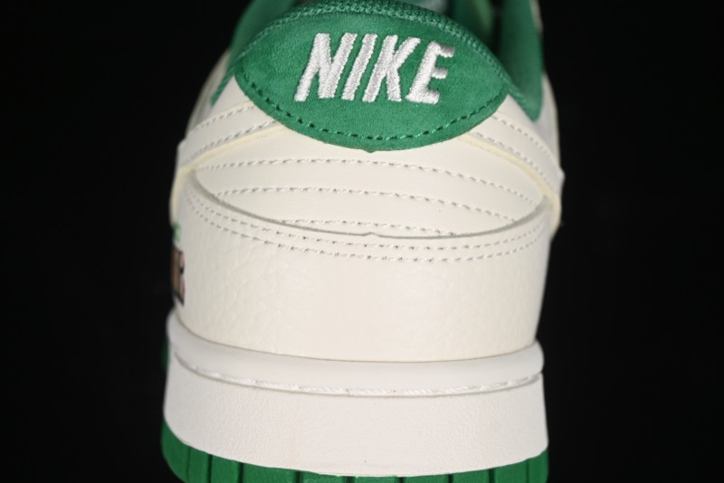 Nike SB Dunk Low Gucci Collaboration - Custom White Swoosh Leather Patch Anniversary Edition Low-Top Casual Skate Shoes - KK1688-052