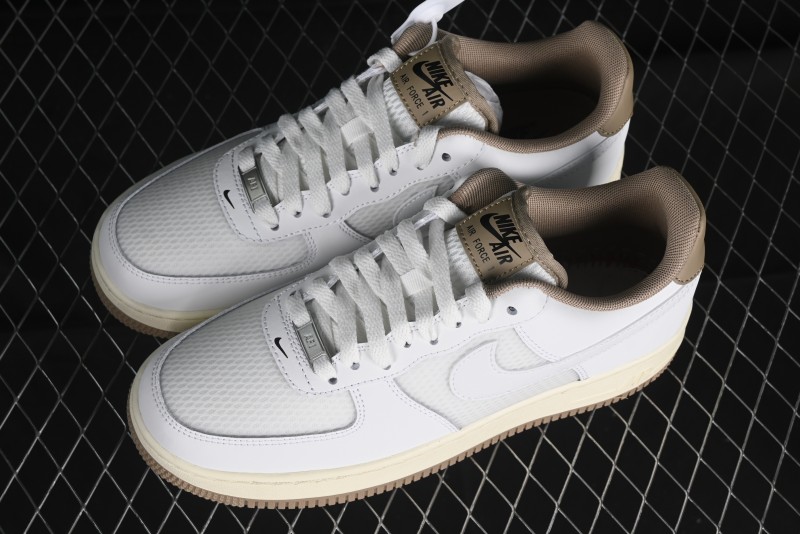 Nike Air Force 1 '07 Low Casual Sneakers with Full-Length Air Cushion - FZ5225-100