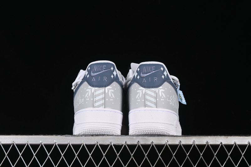 Nike Air Force 1 '07 Low Frozen Custom Paint Low-Top Casual Sneakers - ZH0316-035