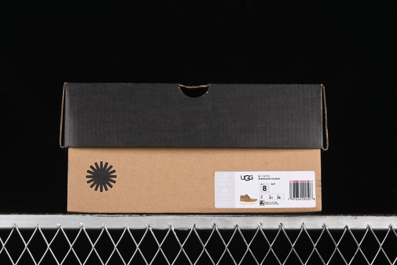 UGG Burleigh Chukka Comfort Flat Lace-Up Round Toe Casual Boots - 1151773