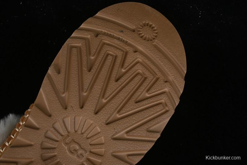 UGG Classic Ultra Mini Alpine Short Boots with Genuine Shearling Lining - 1158224