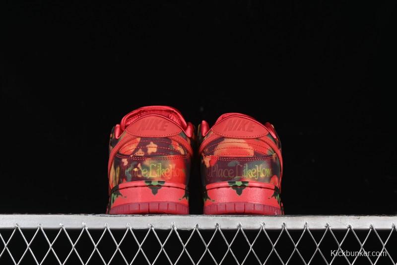 Nike SB Dunk Low The Wizard Of Oz Limited Edition Tear-Away Casual Sneakers - FZ1291-600