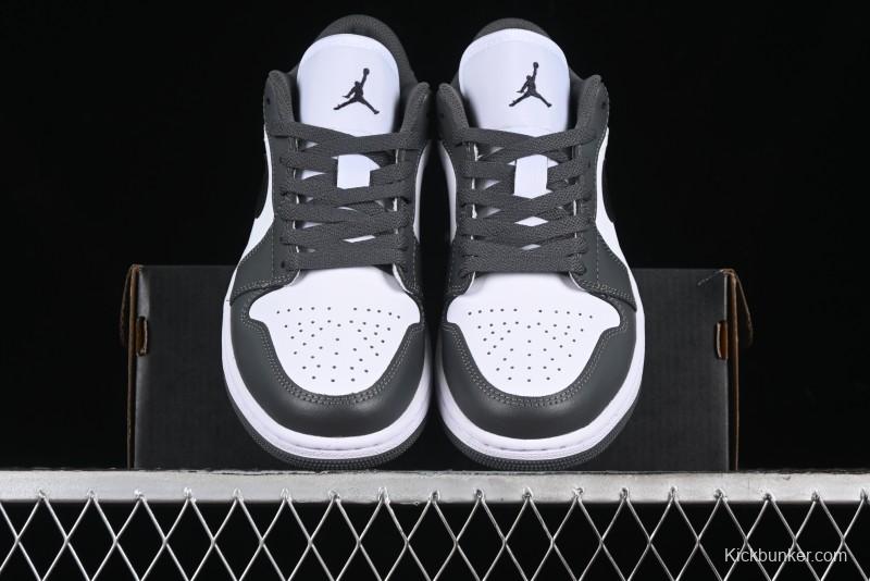 Nike Air Jordan 1 Low Iron Grey Casual Sneakers - 553558-152