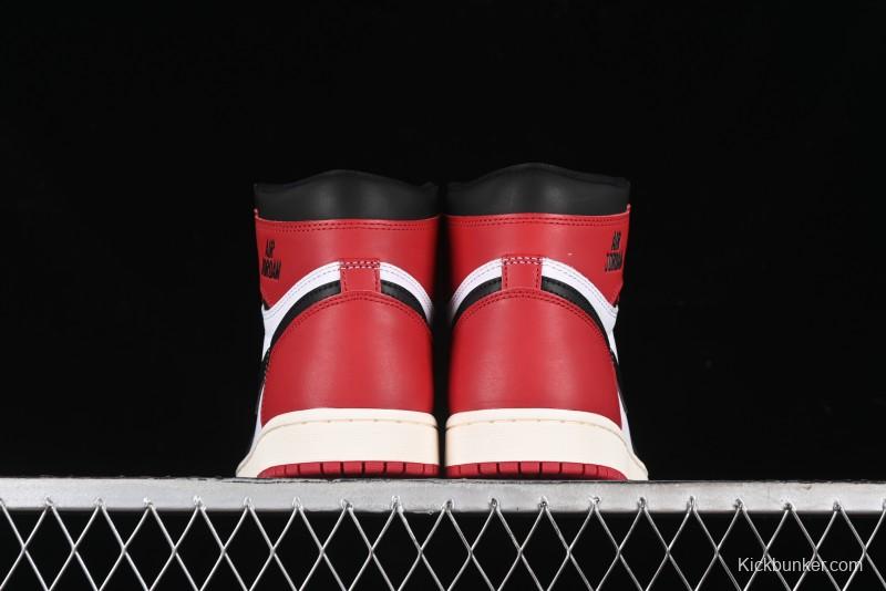 Nike Air Jordan 1 High OG Black Toe Reimagined Basketball Shoes - DZ5485-106