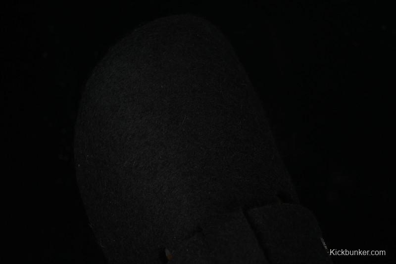 Birkenstock Half Open Toe Sandals with Smokeless Coal Wool Upper - G.D4