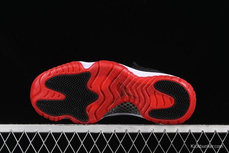 Nike Air Jordan 11 Retro "Bred Velvet" Basketball Shoes with Velvet Overlay - DB5457-061