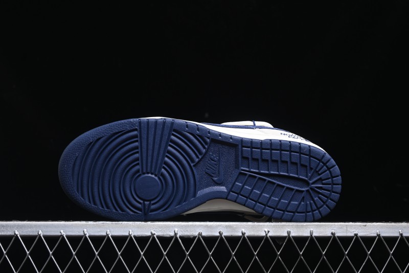 Nike SB Dunk Low The North Face Series - Strap Pig Eight Dark Blue Hook Anniversary High-End Custom Low-Top Casual Skate Shoes - DM6868-001
