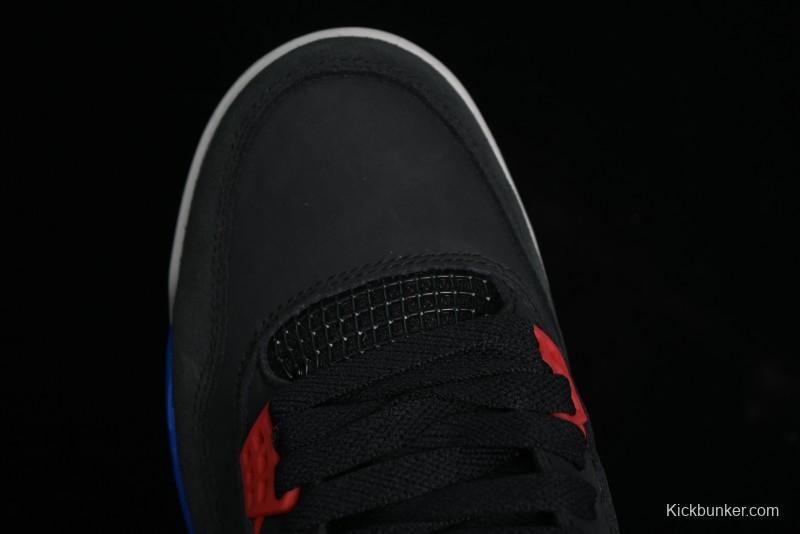 Nike Air Jordan 4 Retro Sneakers in Black, Blue and Neutral Grey - FV5029-003