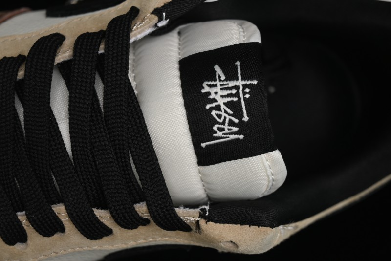 Nike Air Force 1 '07 Low The North Face x Stussy Collaboration - Black Brown Coffee Casual Sneakers - KK1988-018