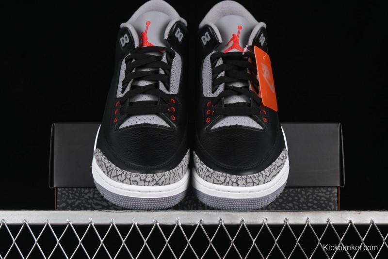 Nike Air Jordan 3 Retro "Black Cement" Basketball Shoes - DN3707-010