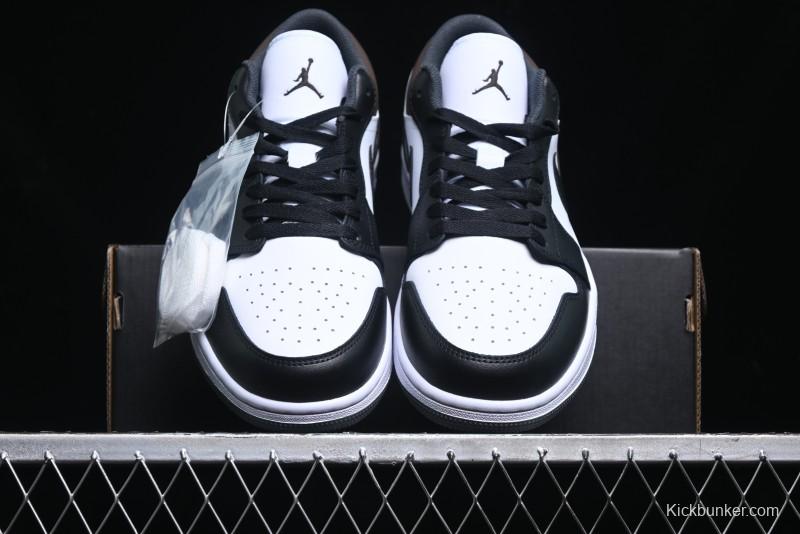 Nike Air Jordan 1 Low AJ1 Retro Casual Sneakers in Black/Brown - 553558-152