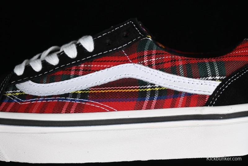 Vans Old Skool 36 DX Anaheim Collection Checkered Low-Top Canvas Sneakers - VN0A38G2PXC