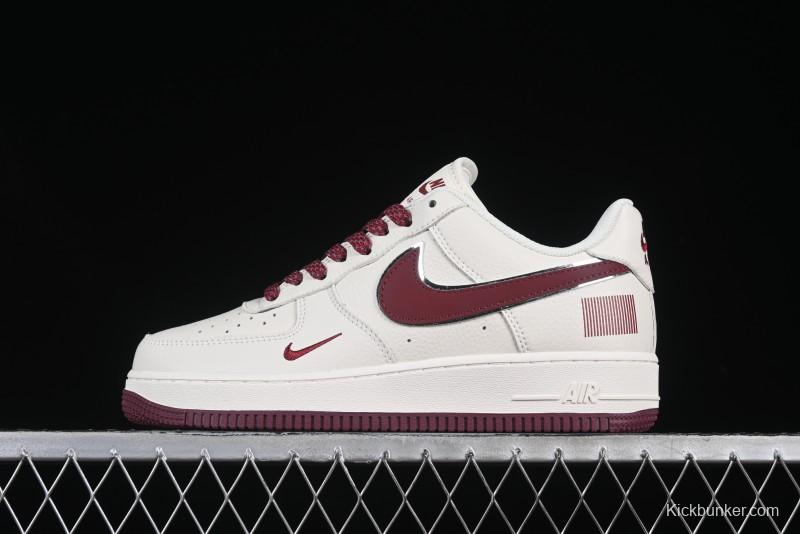 Nike Air Force 1 '07 Low QR Code Black Star Sneakers Low-Top Casual Shoes - CU1836-961