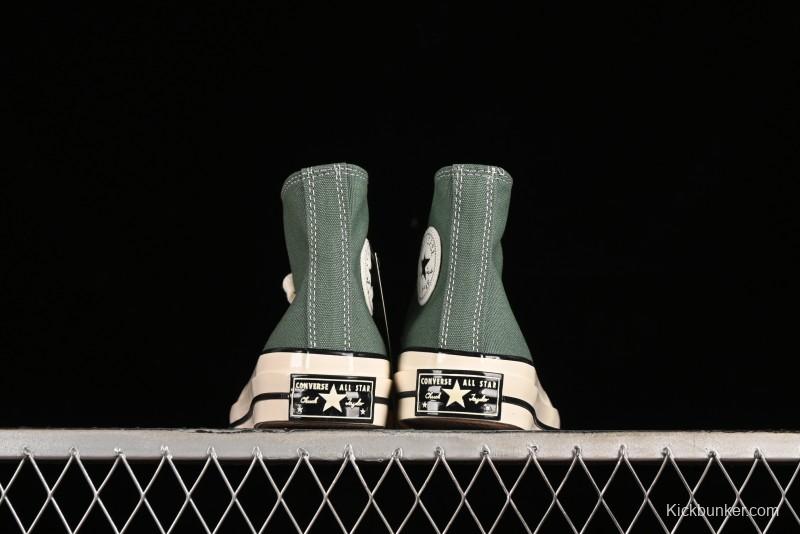 Converse Chuck 1970s High Top Casual Canvas Sneakers in Pine Green - A06521C