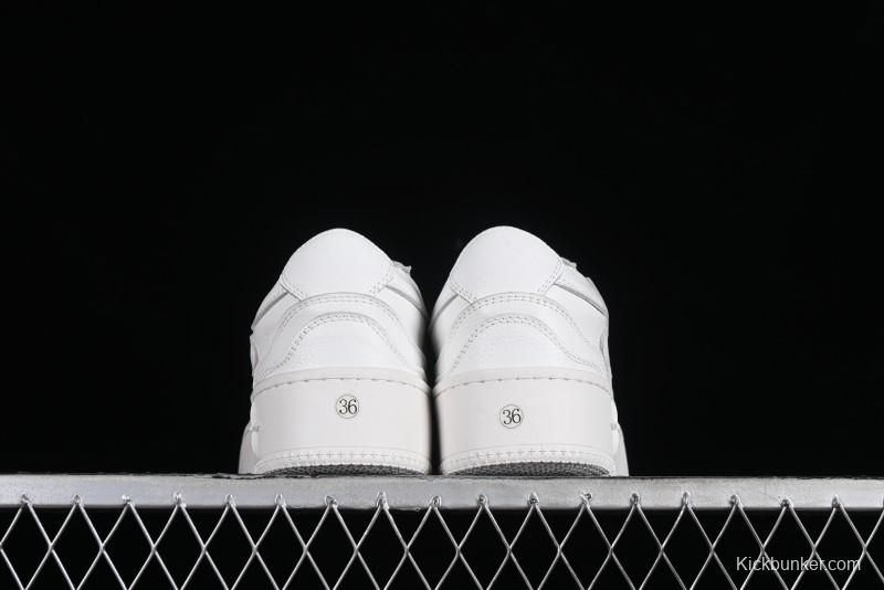 SMFK Comfortable Chunky Sole White Sneakers - T.D4