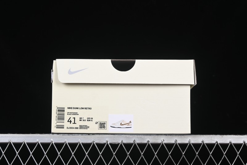 Nike SB Dunk Low Burberry Collaboration Patch Brown Swoosh Anniversary Custom Low-Top Casual Skate Shoes - DJ2024-088