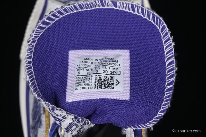 Converse 1970s CNY Year of the Snake Limited Edition High-Top Canvas Sneakers with Thick Sole - A13353C