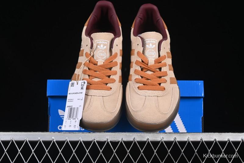 Adidas Originals Gazelle Indoor JH5412 Retro Casual Slip-Resistant Wear-Resistant Low-Top Sneakers