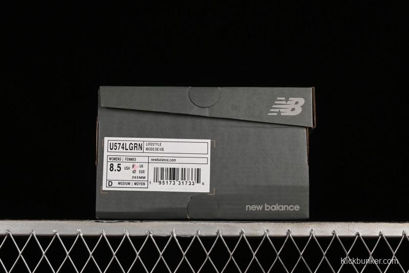 New Balance 574 Series Retro Casual Running Shoes - U574LGRN