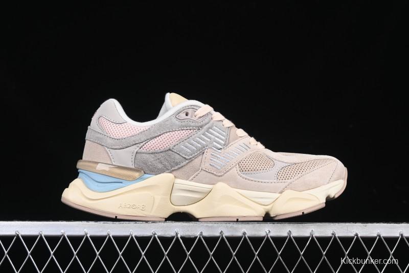 New Balance 9060 Retro Casual Running Sneakers with ABZORB Cushioning Technology - U9060WCG