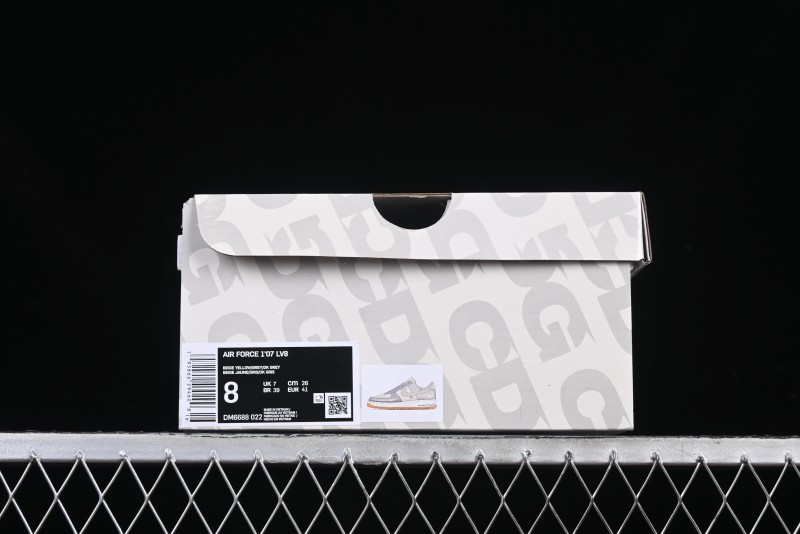 Nike Air Force 1 '07 Low The North Face Collaboration Light Blue Gum Sole Low-Top Casual Sneakers - DM6688-022