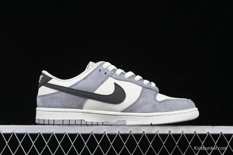 Nike SB Dunk Low The North Face Collaboration Beige Grey Double Swoosh Anniversary Custom Low-Top Casual Skate Shoes - DJ2024-067