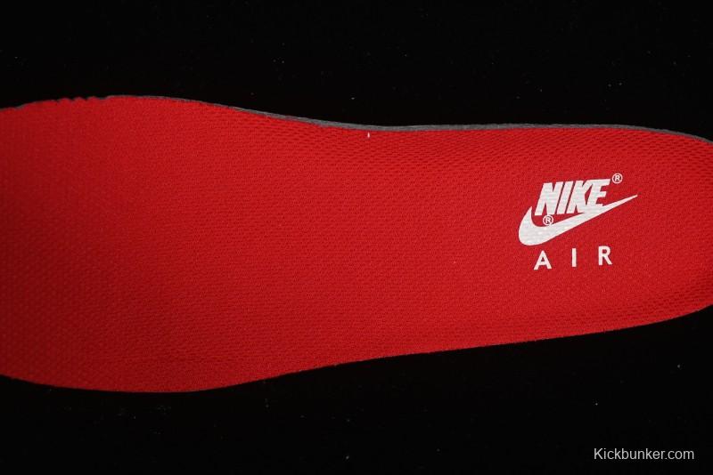 Nike Air Force 1 '07 Low Stussy Collaboration Beige Deep Orange Low-Top Casual Sneakers - DF0188-031