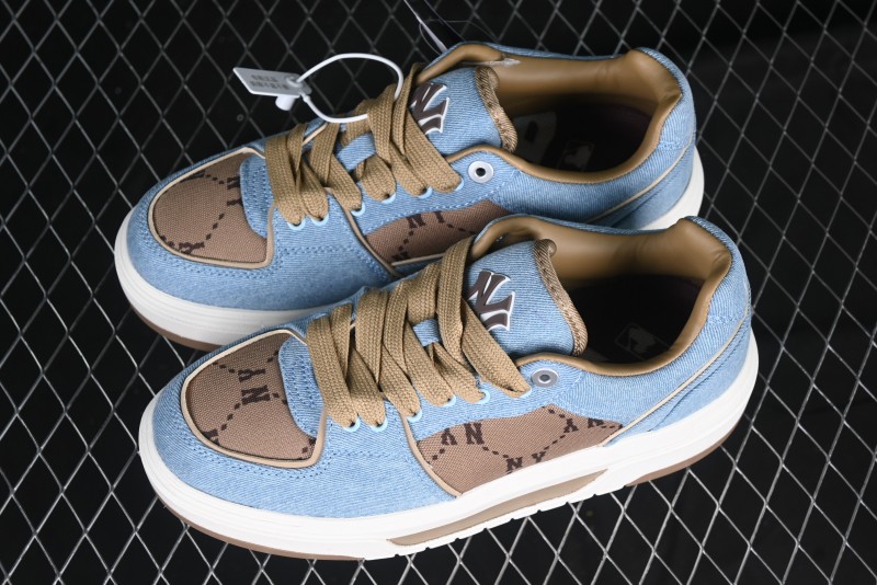 New York Yankees MLB Chunky Liner Dia Monogram Thick Sole Casual Running Shoes - 3ASXCLJ4N50BLS