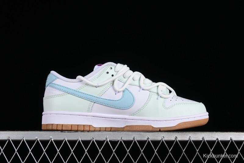 Nike Dunk Low Bubble Sea Salt SB Low-Top Casual Skate Shoes - FD9922-151