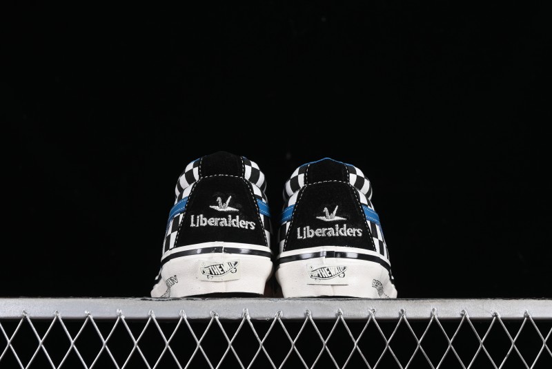 Vans SK8-Mid x Liberaiders Origami Checkerboard Mid-Top Casual Skate Shoes - VN0A3TKNQXH