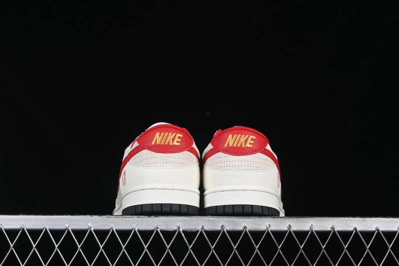 Nike SB Dunk Low Year of the Snake Limited Edition Auspicious Clouds Red Hook Anniversary Custom Low-Top Casual Skate Shoes - DJ2024-094