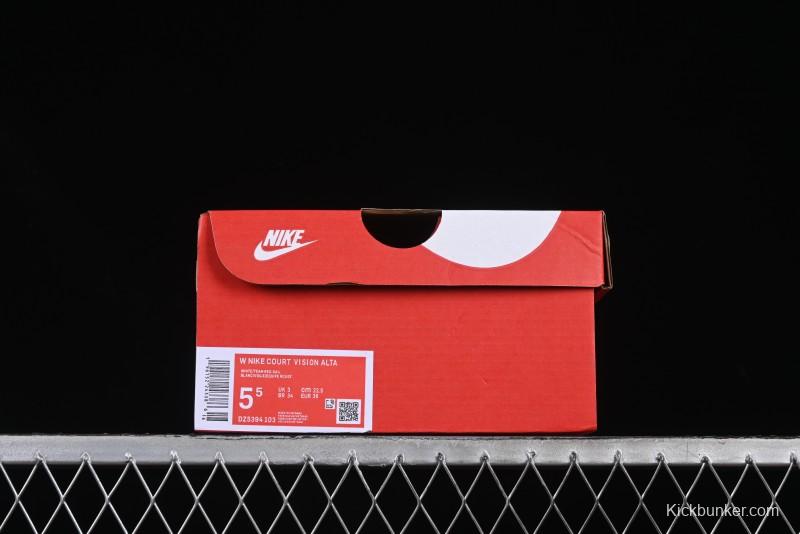 Nike Court Vision Alta Casual Sneakers with Thick Sole for Campus Wear - DZ5394-103