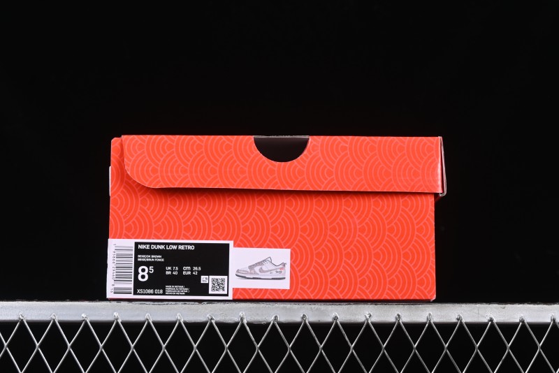 Nike SB Dunk Low Supreme Year of the Snake Limited Edition Grey Python Print Anniversary Custom Low-Top Casual Sneakers - XS1086-018