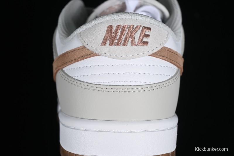 Nike Dunk Low SB Casual Sneakers in Phantom/Khaki Colorway - FJ4188-001