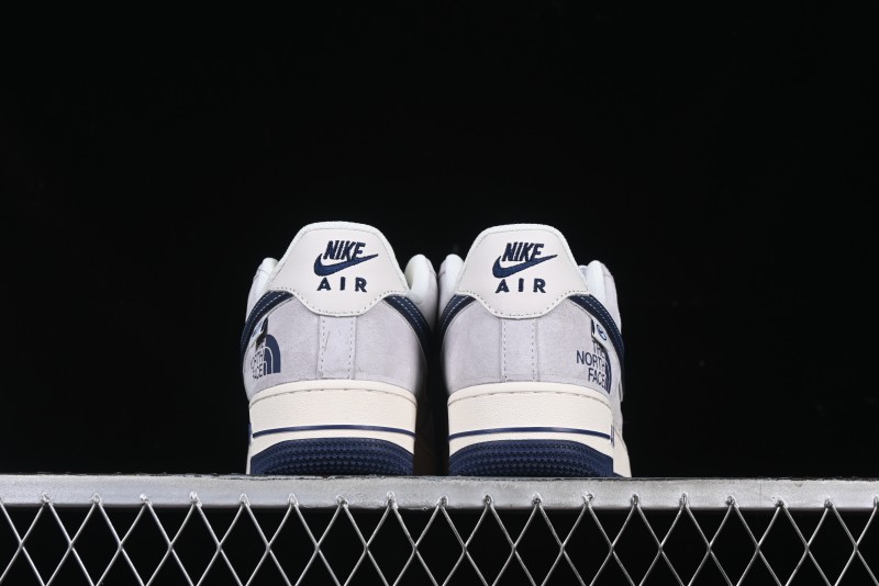 Nike Air Force 1 '07 Low The North Face Collaboration Blue Swoosh Logo Casual Sneakers - XZ6188-913