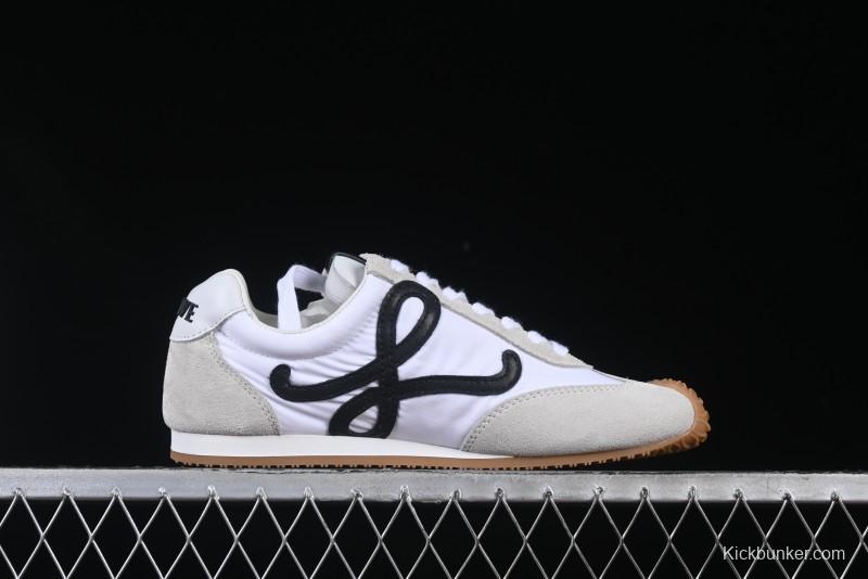 Loewe Ballet Runner 2.0 Sneakers Retro Style Low-Profile Casual Sports Shoes with Asymmetric Toe Design - Ballet Runner 2.0