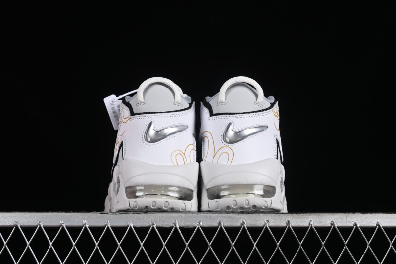 Nike Air More Uptempo 96 QS Scottie Pippen OG Series Classic High Street Versatile Casual Sports Culture Basketball Shoes - FB3021-001